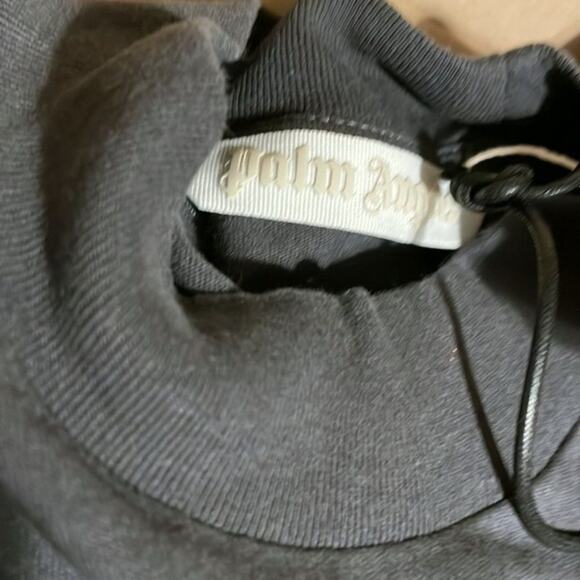 Palm Angels cropped dark gray T shirt L - Picture 9 of 12
